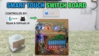 Smart touch switch board control by Blynk and GitHub UI #iot #tech #music #musicgenre 