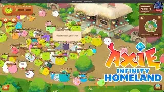 Roaming around COMMUNITY MEETUP Axie Infinity Homeland Avatar Mode V1.1.1 #axieinfinty #axiehomeland