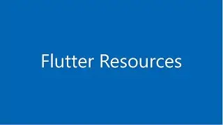 Flutter Resources