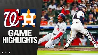 Nationals vs. Astros Game Highlights (7/30/25) | MLB Highlights