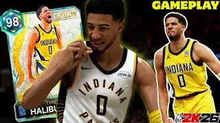 THIS CARD SURPRISED ME, GALAXY OPAL Tyrese Haliburton GAMEPLAY