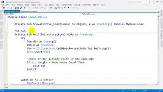 How to Show All Drive and Folder in VB NET 2012