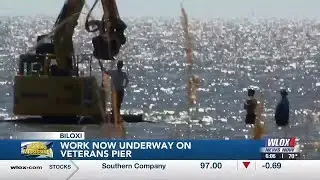 Veterans Avenue Pier is being rebuilt, 20 years after Hurricane Katrina