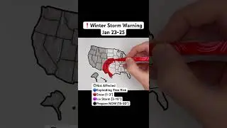 Winter Storm Warning! January 23-25 2026