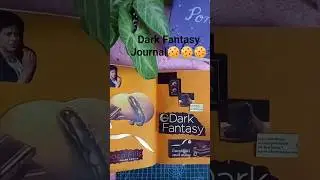 Dark Fantasy Journal ചെയ്താലോ #diy#journal idea#junk journal#handmade#easy #viral