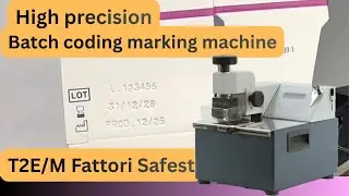 High-Precision Inkless Industrial Marking for Packaging | Fattori Safest T2E/M Batch Coding Machine