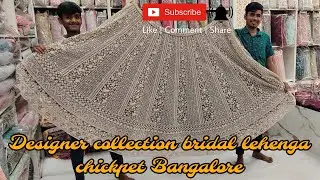 Designer  Bridal wedding Lehenga #chickpet #bangalore #bridal #lehenga #weddingcollction