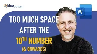 Microsoft Word Numbering Indent Problem | Too Much Space After 10th Number