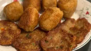 #BoLLITOS# DE PAPAS Y #YUCA CON AT&Uacute;N #frito bien f&aacute;cil y pocos ingredientes y pocas sal delicioso