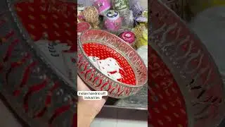 German Silver Round Tray With Flower | Available on IndiaMART