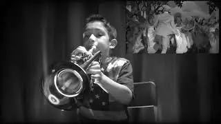 The Yankee Doodle Boy -Dylan the Trumpet Kid - Trumpet Cover - Kid Musician - Home Studio