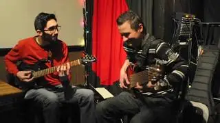 L&aacute;szl&oacute; Ko&oacute;s et Robert Rioux Calogero en prestation Le P'tit Bar