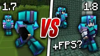 1.7 vs. 1.8 | &iquest;CUAL es la MEJOR VERSION para JUGAR MINECRAFT? ⚠️