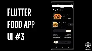 Food App Flutter UI Design #3 - Flutter Tutorial