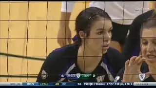 Washington vs Oregon Sept 27 | Women's Volleyball 2013