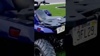 2023 Suzuki KingQuad 750 detailed and looking new! This &lsquo;Great Blue&rsquo; color looks so good. #KingQuad