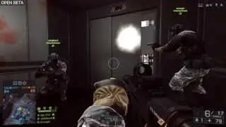 Battlefield 4: knifing, M32, epic moments. First day in BF4 beta !