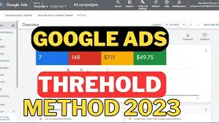 Google Adwords threshold New Method trick 2023 | Setting Up Google Merchant Center Link with Adwords