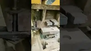 Giant Hydraulic Press Precisely Compresses Industrial Material - Process is Super Satisfying