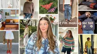 17 sewing & knitting projects I'm making this fall 🍂🧸🧶