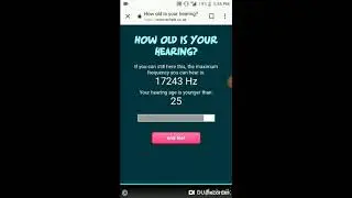 A WEBSITE THAT CAN TEST YOUR HEARING AGE?!