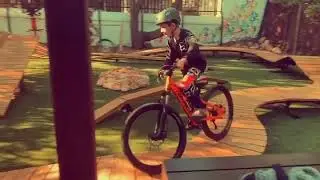 At Hellsend Bike shop today testing out their new skills track...@NorcoBicyclesOfficial