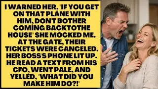 &ldquo;She Mocked My Warning&mdash;Then Her Boss&rsquo;s Phone Buzzed at the Airport&rdquo;#betrayal