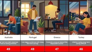 COUNTRIES WHERE INCOME IS NEVER ENOUGH !