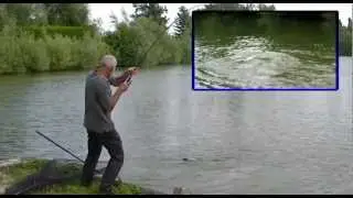 Etang des Royales: How to stalk catfish with the Centerpin