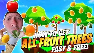 HOW TO GET ALL FRUIT TREES FAST & FREE on Roblox Skyblock Islands ! + Berry Bush Giveaway Winners !