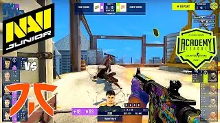 NAVI JUNIOR vs FNATIC RISING. WePlay Academy League Season 1. HIGHLIGHTS CSGO