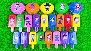Rainbow Slime 🌈 KPOP DEMON HUNTERS Clay Slime Coloring: Rumi, Mira, Zoey,...Satisfying ASMR Video