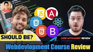 webdevlopment Course Review | Code with harry Course 🔥 |should we learn? @codewithharry @R2coding