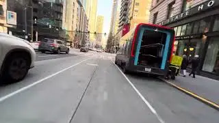 Inline Skating with Traffic in Downtown Seattle
