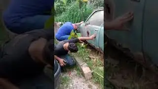 O resgate do Chevette 18 anos parado no mato