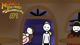First Time In A Pirate Bar! - The Secret Of Monkey Island w/ Commentary - Part 1