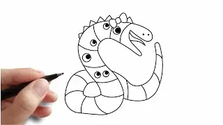 HOW to DRAW PATCHED ELLIE - GARTEN of BANBAN 4