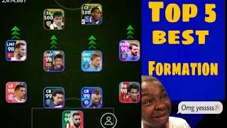 Top 5 New Formation Update With Playstyle Guide In efootball 2024 Mobile | 4-2-4 Still Available!?