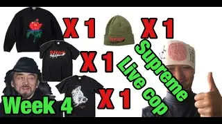 Supreme Live Cop Week 4! FW20 MANUAL CHECKOUT?? ( Yhoji Yamamoto logo tee, Wolf tee, Beanies)