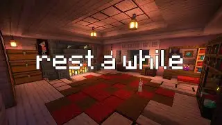 a pleasant evening alone with yourself.... (minecraft music w soft rain & fire)