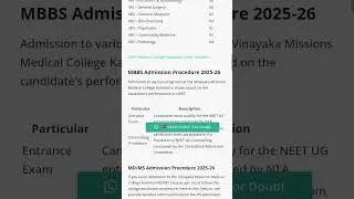 Vinayaka Missions Medical College Karaikal 2025: Best College Courses, Fees, Cutoff, Counselling etc