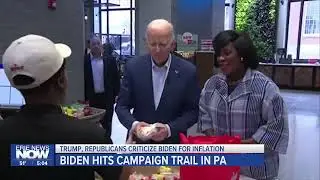 President Biden Hits Campaign Trail in Pa.