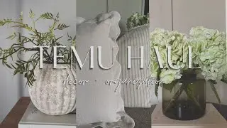 SUMMER TEMU HOME DECOR HAUL 2025| home decor + organization 2025
