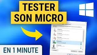 Tester le son de son micro en direct sur Windows 10