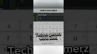 Techno gamerz world seed 100%