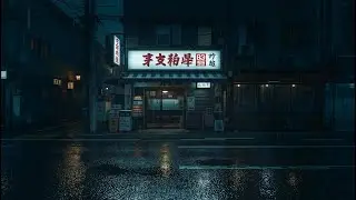 Tokyo Midnight Rain 🌧️ — Rainy Lofi That Feels Like Midnight Calm