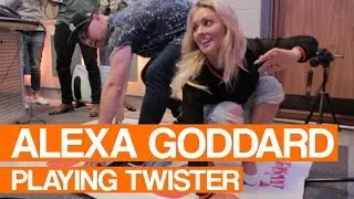 Alexa Goddard playing Twister | Interview