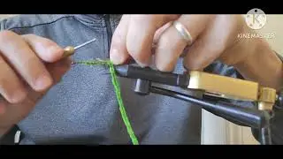Montage mouche chenille -Pêche à la mouche(l'achigan)