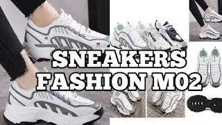 SEPATU FASHION SPORTY M02 MODEL TERBARU | BEST SNEAKERS FOR LADIES SHOES