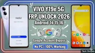 🔥Vivo Y19e 5G FRP Unlock 2026 | Android 15 Google Account Bypass | Vivo Y19e Without PC🔥